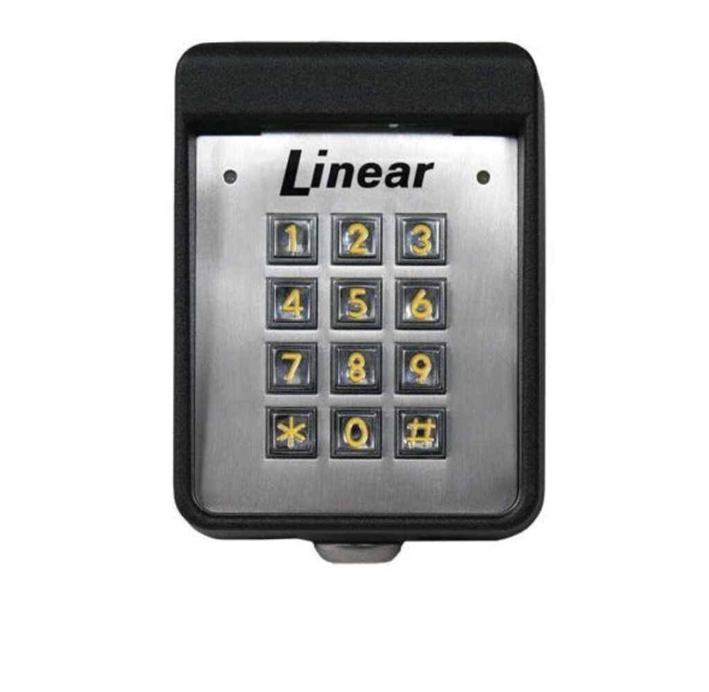 Electric gate installation